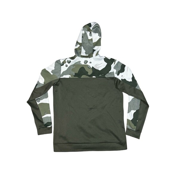Nike Dri-FIT Hoodie Mens M Green Camo Fleece Pullover Comfy Warm Sports Hunting - Picture 6 of 9